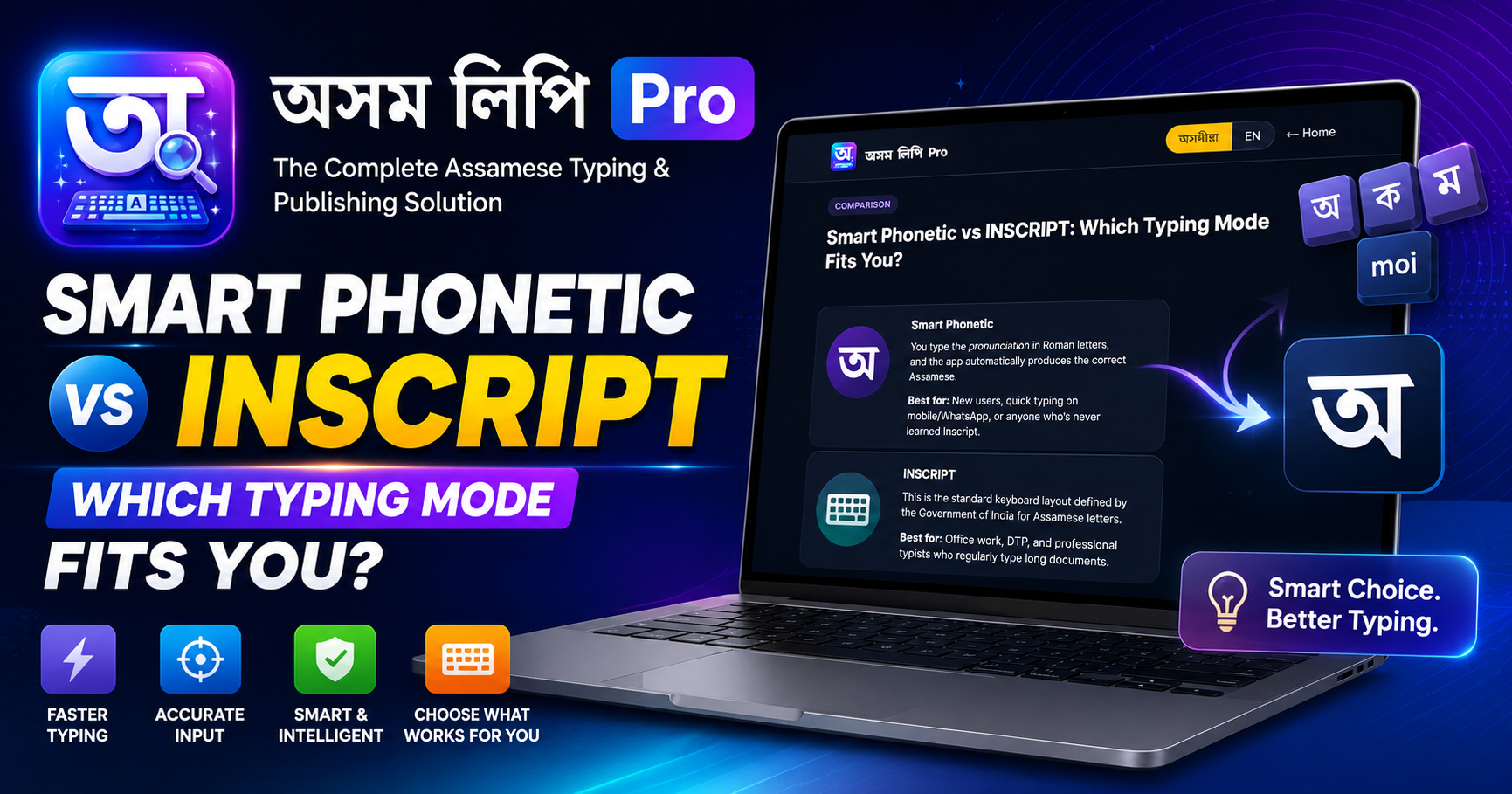 Smart Phonetic vs INSCRIPT: Which Typing Mode Fits You?